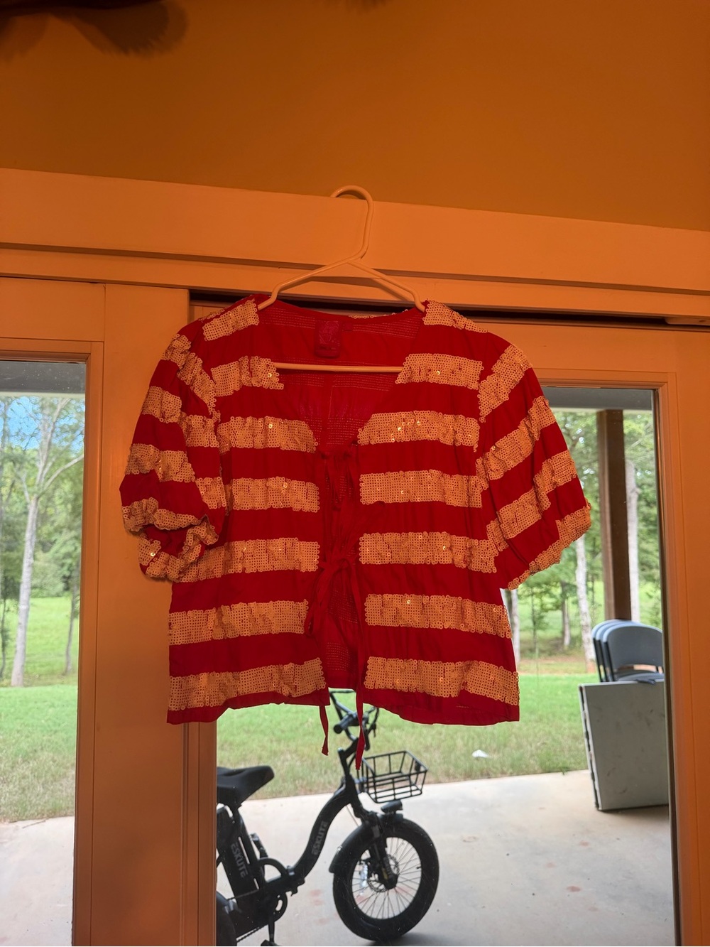 Queen of sparkles American flag shirt